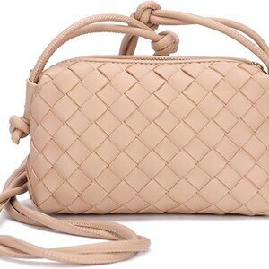 Woven Crossbody Bags For Women, Small Handmade Purse Clutch Shoulderbag Handbag,